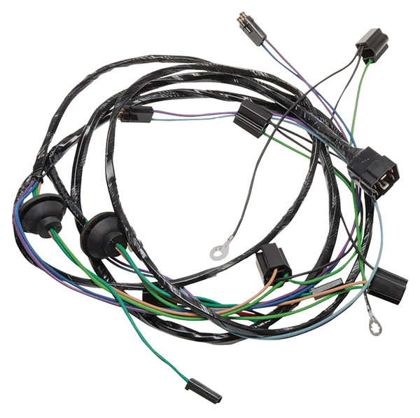 Wiring Harness, Forward Lamp, 1965-66 Corvair Monza/Corsa, Late w/ Solid Wires 1 Wiring Harness, Forward Lamp, 1965-66 Corvair Monza/Corsa, Late w/ Solid Wires