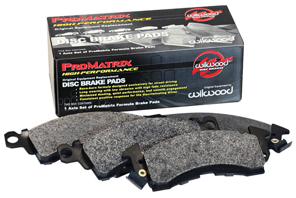 Brake Pads, Wilwood ProMatrix, Front, 2004-09 XLR, High Friction Pad 1 Brake Pads, Wilwood ProMatrix, Front, 2004-09 XLR, High Friction Pad
