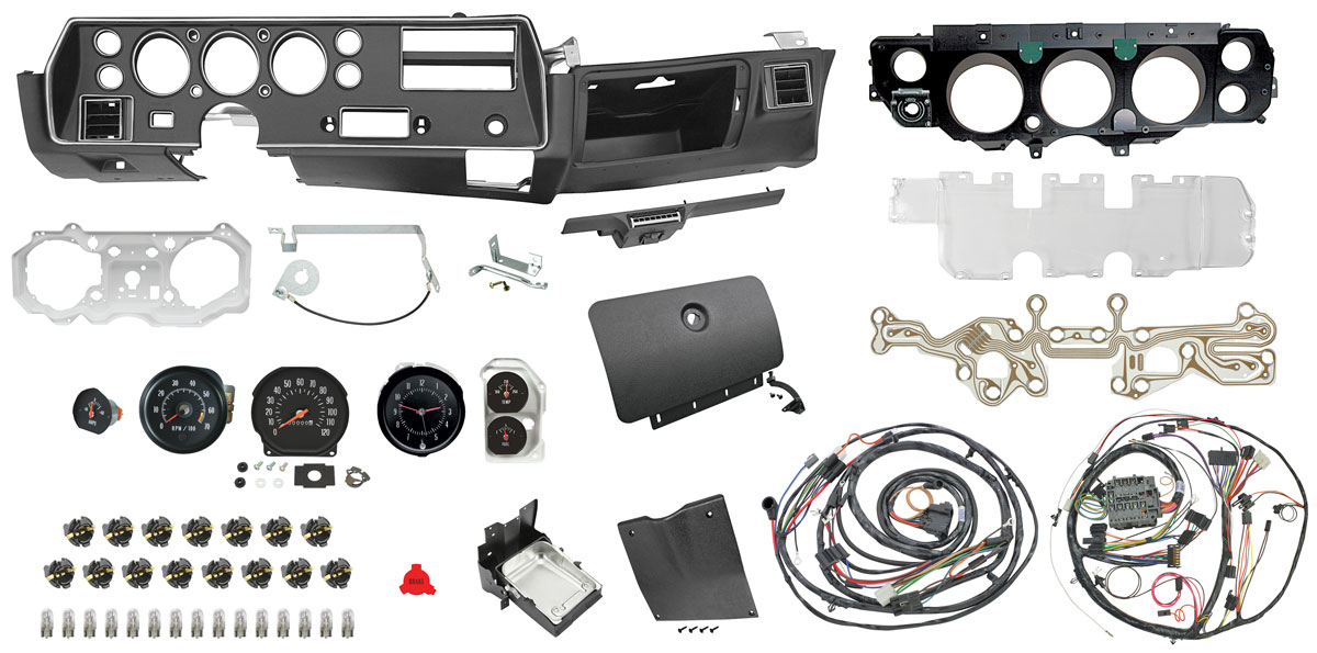 Dash Conversion, 1971 Monte Carlo SS, w/6500 RL Tach, Floor Shift 1 Dash Conversion, 1971 Monte Carlo SS, w/6500 RL Tach, Floor Shift