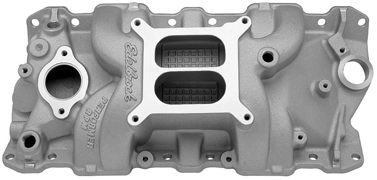 Intake Manifold, Edelbrock, Performer RPM, SB Chevy, Square Bore 1 Intake Manifold, Edelbrock, Performer RPM, SB Chevy, Square Bore