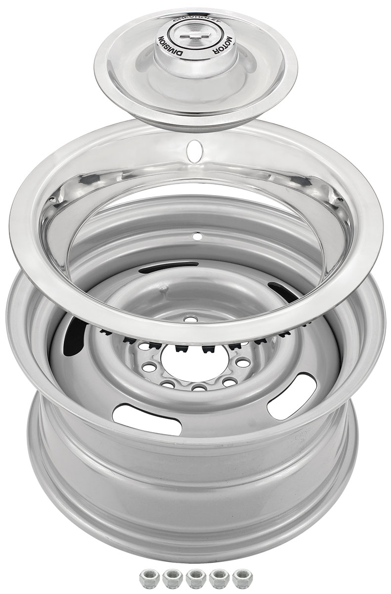 Wheel Kit, Rally, 15x8 Wheels, Short Drum Center Cap 1 Wheel Kit, Rally, 15x8 Wheels, Short Drum Center Cap