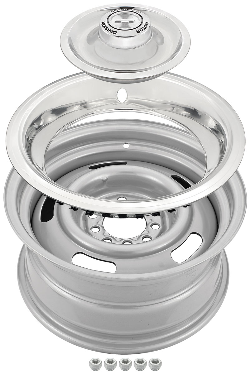 Wheel Kit, Rally, 15x7 / 15x8 Wheels, Short Drum Style Center Cap 1 Wheel Kit, Rally, 15x7 / 15x8 Wheels, Short Drum Style Center Cap