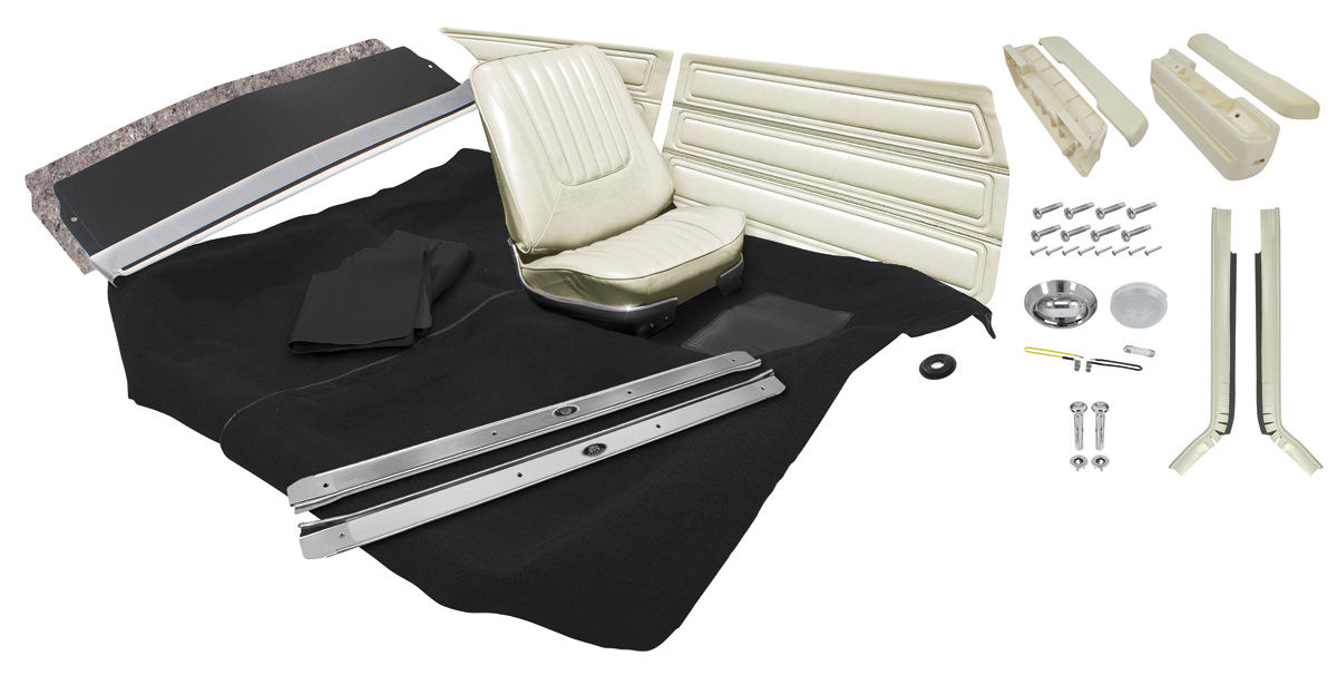 Interior Kit, 1967 Skylark (Custom) Stage II, SB w/o AR, Coupe, PUI 1 Interior Kit, 1967 Skylark (Custom) Stage II, SB w/o AR, Coupe, PUI