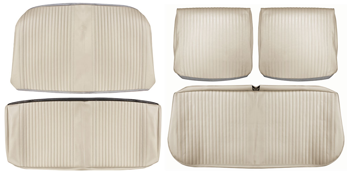 Seat Upholstery Kit, 1964 Chevelle, Front Split Bench/Convertible Rear DI 1 Seat Upholstery Kit, 1964 Chevelle, Front Split Bench/Convertible Rear DI