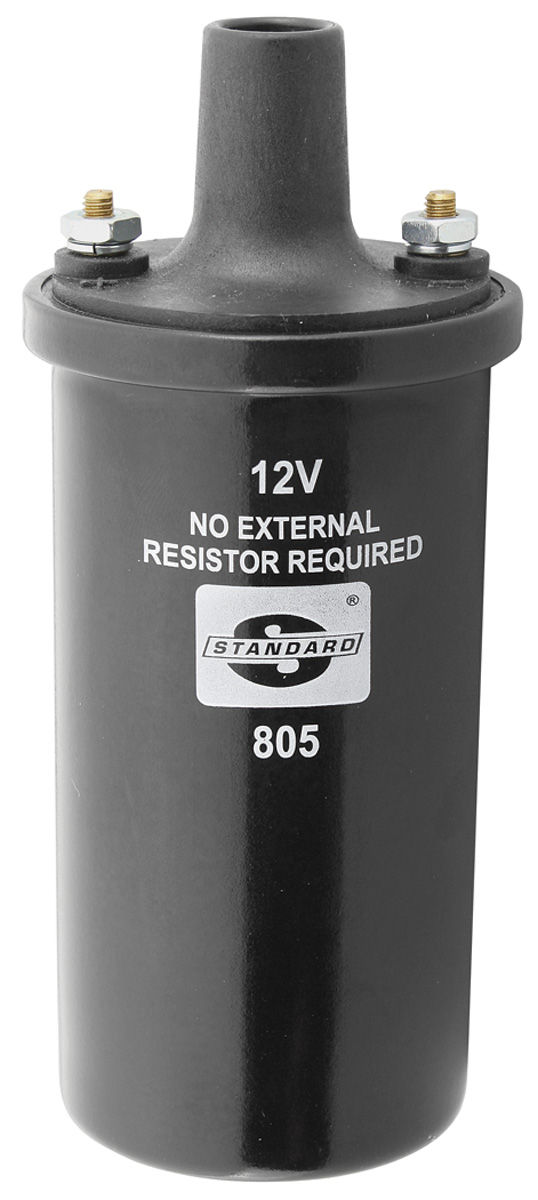 Ignition Coil, 1954-74 GM, 3.25 Ohms, w/ Internal Resistor 1 Ignition Coil, 1954-74 GM, 3.25 Ohms, w/ Internal Resistor