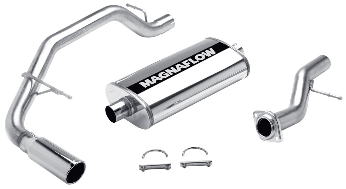 Exhaust System, 2002-05 Escalade 5.3, MF Srs Cat-Back, Single Pass Rear 3.0" 1 Exhaust System, 2002-05 Escalade 5.3, MF Srs Cat-Back, Single Pass Rear 3.0"