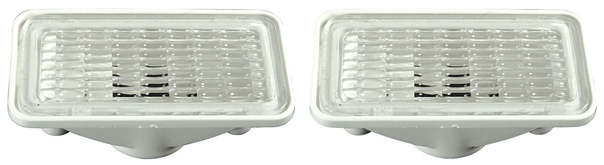 Marker Light Assembly, Front, 1968 Chevelle/ElCo/Corvair, 1968-69 Sky/Cut, Pair 1 Marker Light Assembly, Front, 1968 Chevelle/ElCo/Corvair, 1968-69 Sky/Cut, Pair