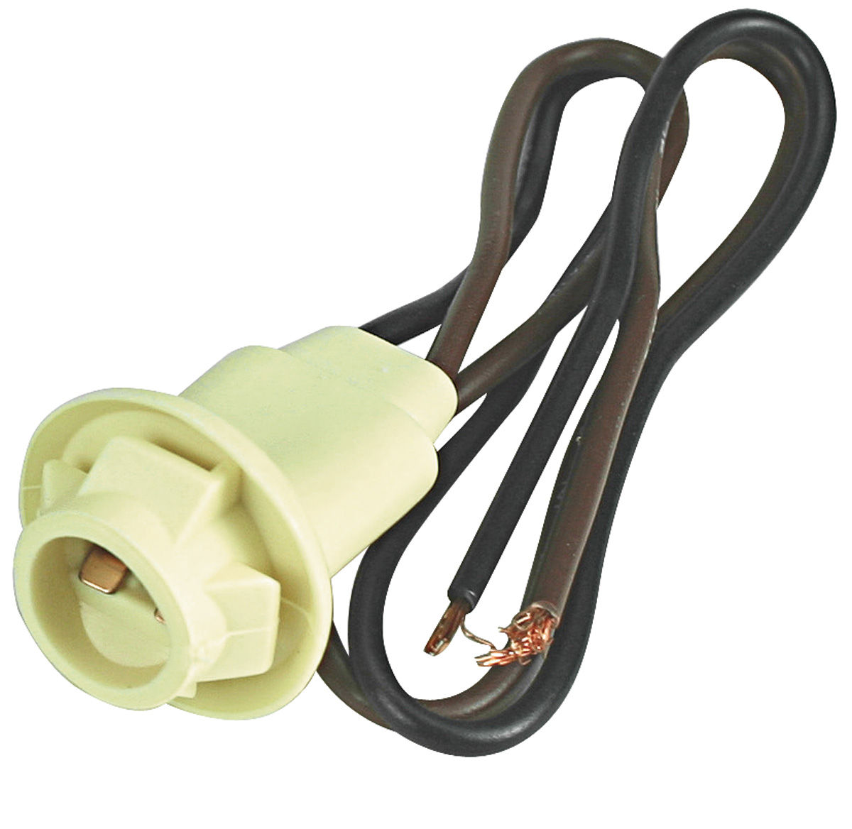 Socket, Front Marker Lamp, 1968-72 Chevrolet, 1980-87 G-Body, For 194 Bulb 1 Socket, Front Marker Lamp, 1968-72 Chevrolet, 1980-87 G-Body, For 194 Bulb