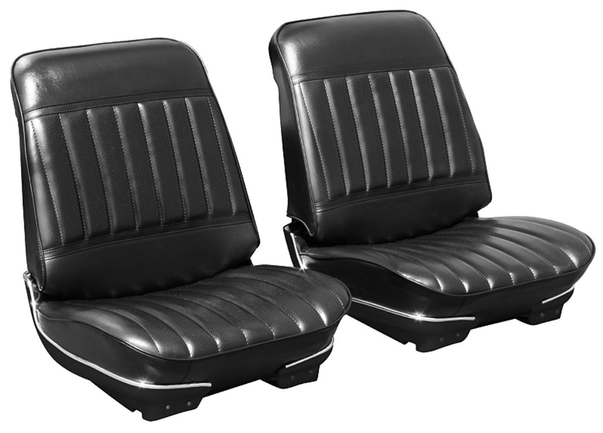 Seat Upholstery, 1971-72 Skylark, Custom/GS Front Split Bench w/ Armrest LEG 1 Seat Upholstery, 1971-72 Skylark, Custom/GS Front Split Bench w/ Armrest LEG