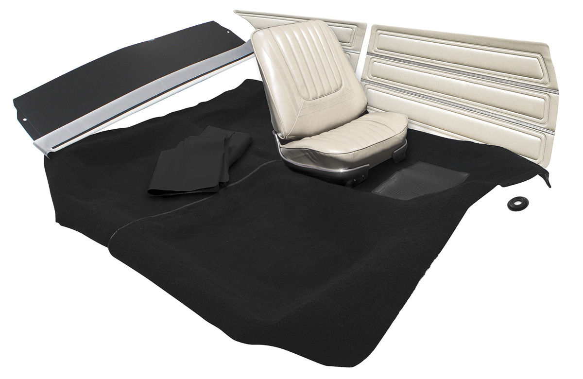 Interior Kit, 1971-72 Skylark (Custom) Stage III, SB w/ AR, Coupe, PUI 1 Interior Kit, 1971-72 Skylark (Custom) Stage III, SB w/ AR, Coupe, PUI