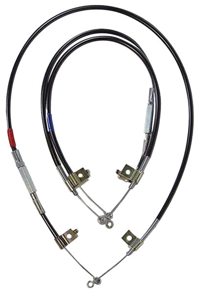 Heater Control Cables, Old Air, 1966-67 Skylark, w/o Factory Air, 3-Piece 1 Heater Control Cables, Old Air, 1966-67 Skylark, w/o Factory Air, 3-Piece