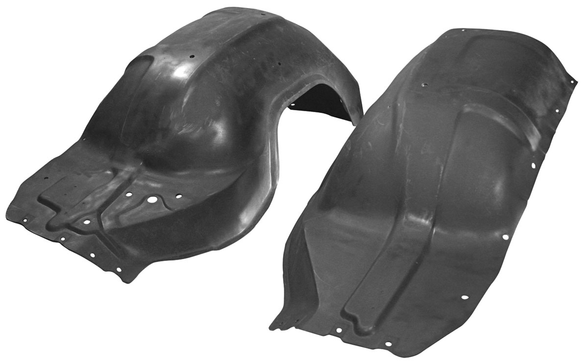 Inner Fenderwells, 1968-72 Chevelle/El Camino, Plastic, Pair 1 Inner Fenderwells, 1968-72 Chevelle/El Camino, Plastic, Pair