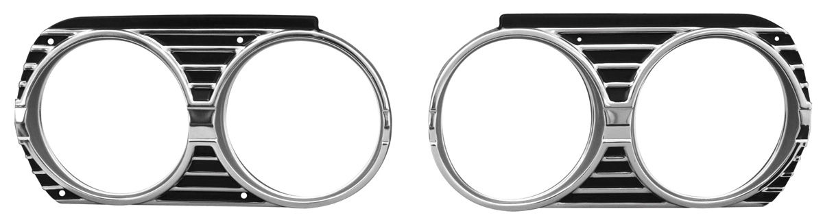 Headlamp Bezels, 1965 Chevelle/El Camino, Pair 1 Headlamp Bezels, 1965 Chevelle/El Camino, Pair