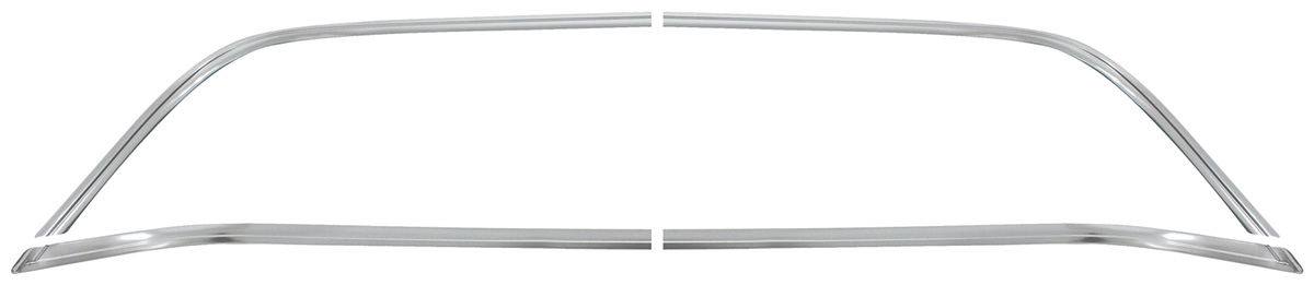 Molding Kit, Rear Window Reveal, 1978-87 El Camino, Aluminum 1 Molding Kit, Rear Window Reveal, 1978-87 El Camino, Aluminum