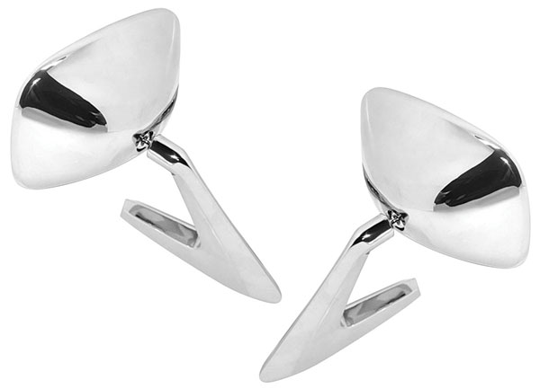 Mirrors, Outside, 1978-81 G-Body, Chrome, Pair 1 Mirrors, Outside, 1978-81 G-Body, Chrome, Pair