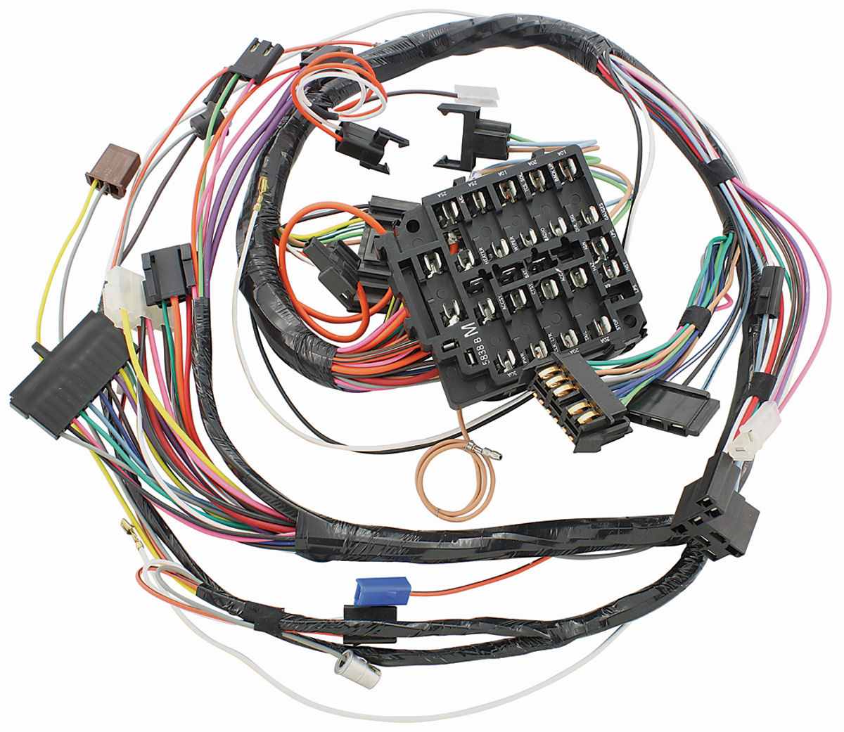 Wiring Harness, Dash, 1970 GTO/Lemans/Tempest, W/O Gauges 1 Wiring Harness, Dash, 1970 GTO/Lemans/Tempest, W/O Gauges