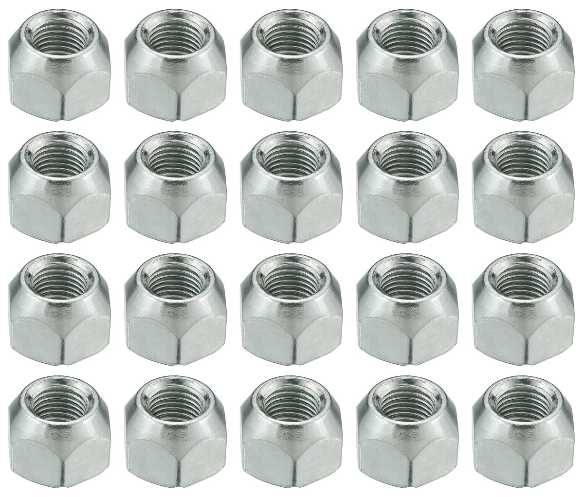 Lug Nut, Open-Ended, 7/16"-20, 20-pc Kit