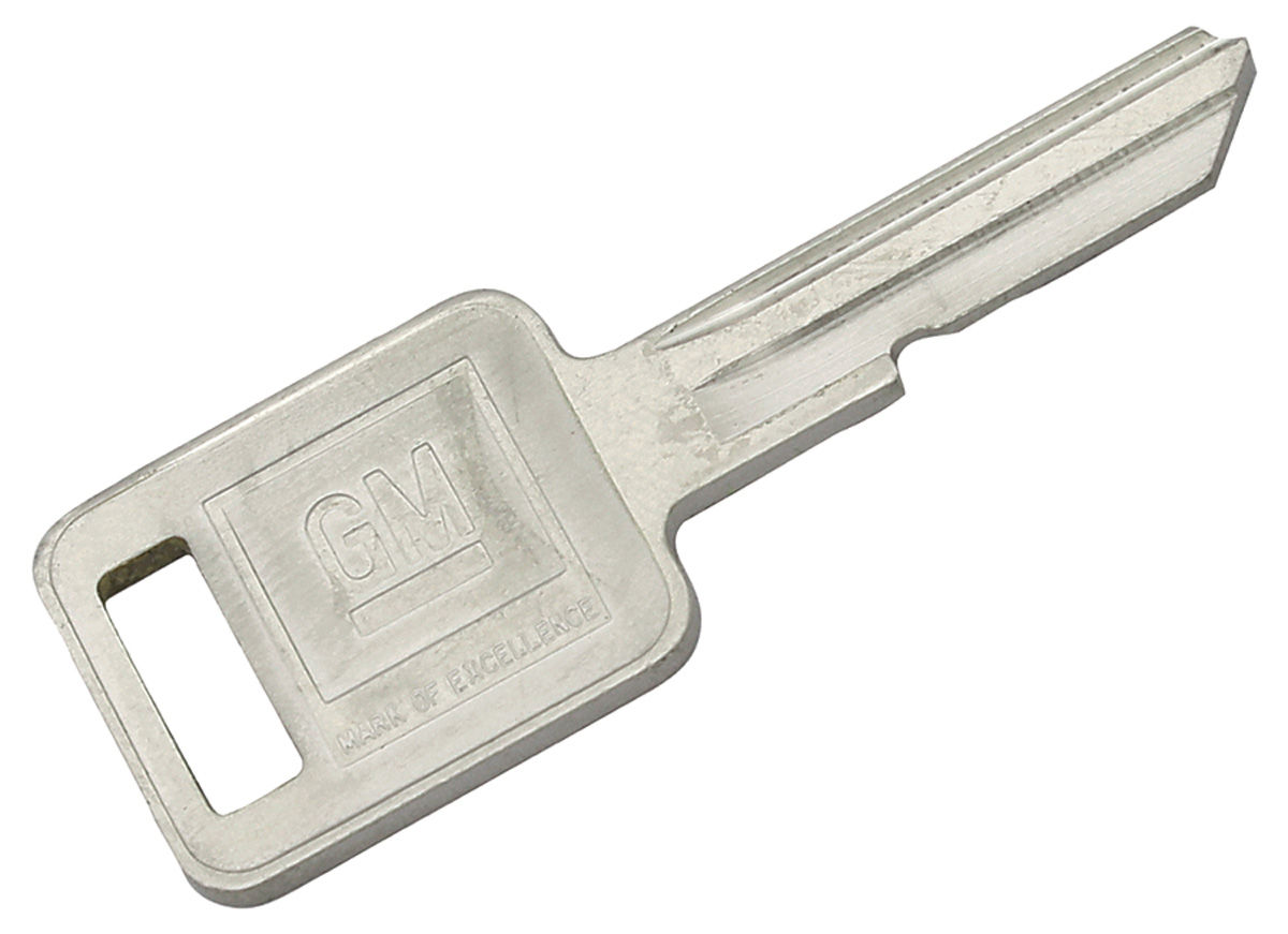 Key Blank, Ignition/Door, 1967/1971/1975/1979 GM, Square (A)