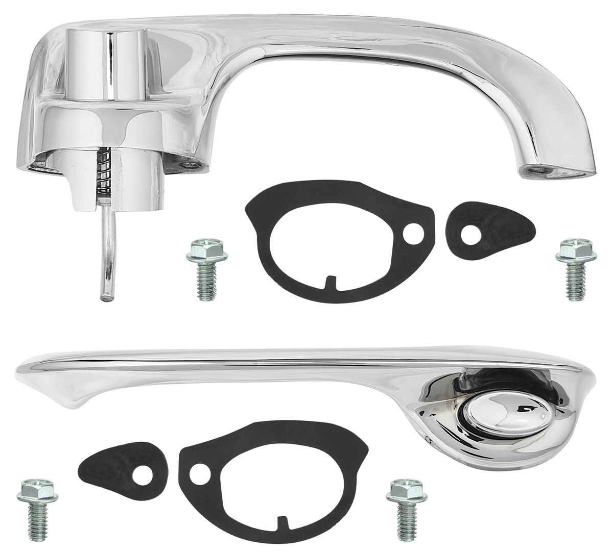 Handle Set, Outside Door, 1968-72 El Camino & Wagon-Front 1 Handle Set, Outside Door, 1968-72 El Camino & Wagon-Front