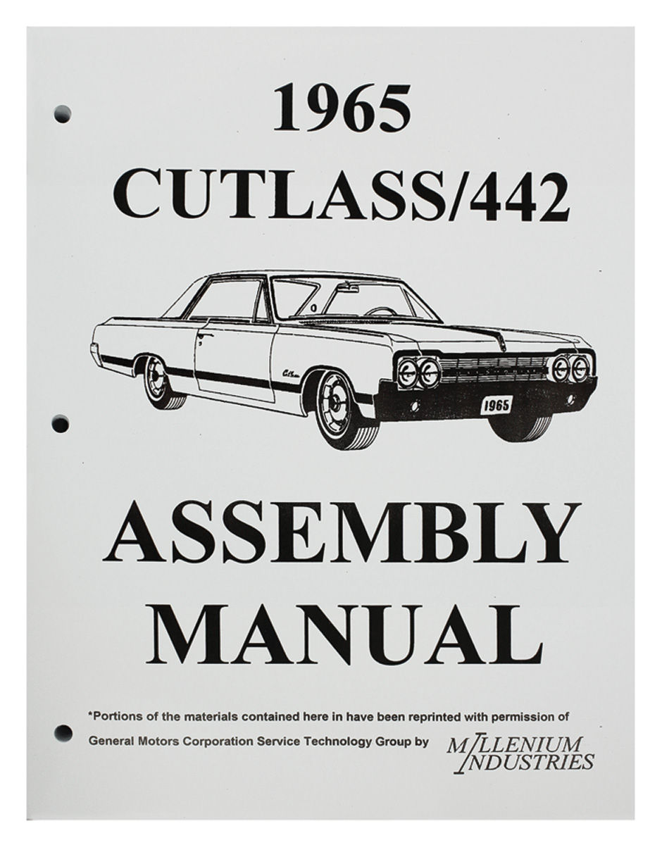 Factory Assembly Manual, 1965 Oldsmobile 1 Factory Assembly Manual, 1965 Oldsmobile