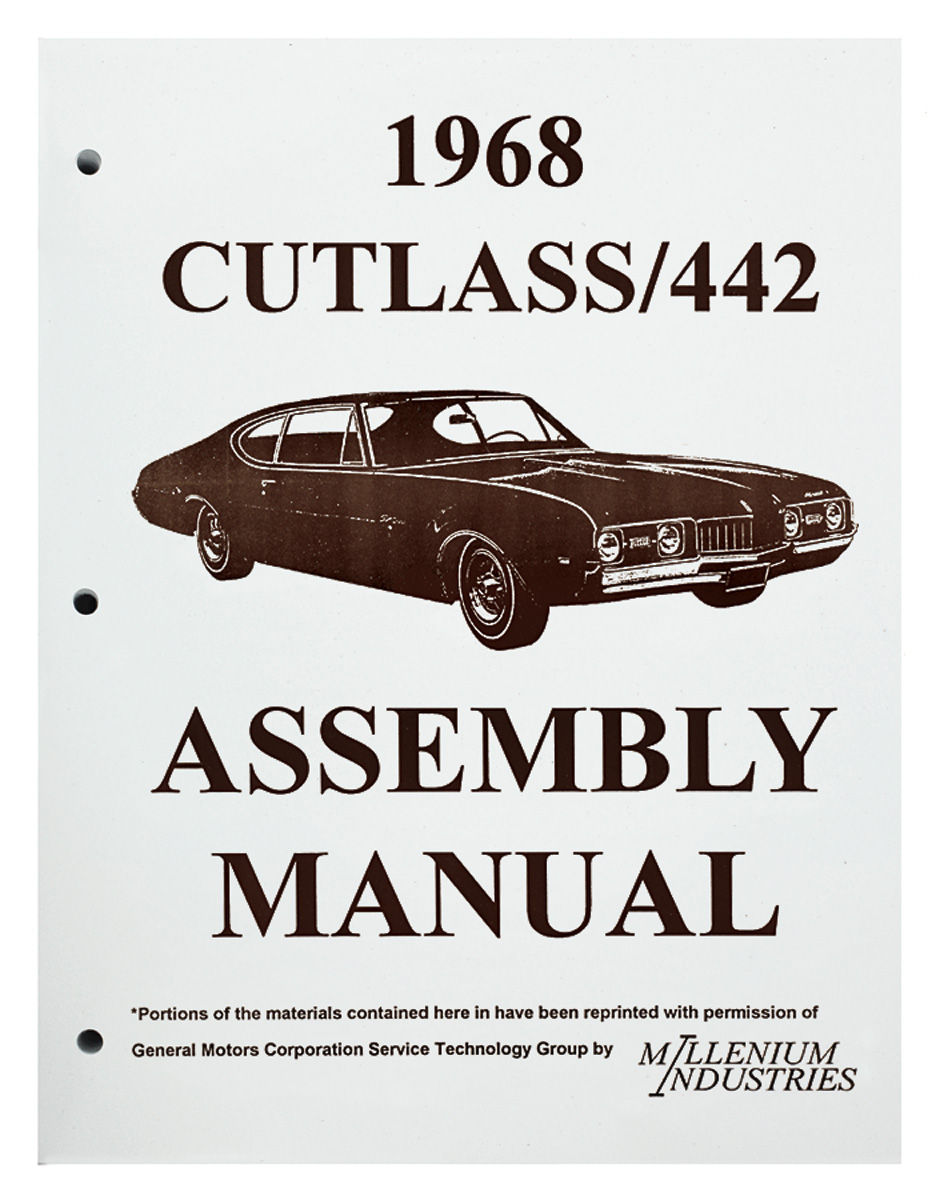 Factory Assembly Manual, 1968 Oldsmobile 1 Factory Assembly Manual, 1968 Oldsmobile