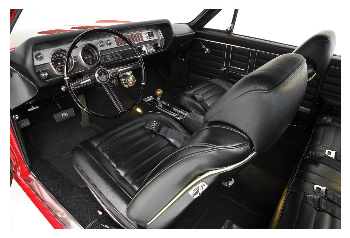 Interior Kit, 1966 Cutlass Holiday, Stage III, Buckets, Convertible, PUI 1 Interior Kit, 1966 Cutlass Holiday, Stage III, Buckets, Convertible, PUI