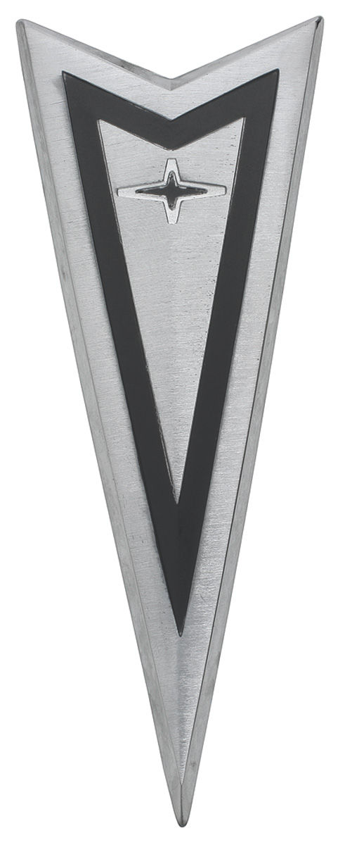 Emblem, Trunk Lid, 1967 Catalina, Arrowhead 1 Emblem, Trunk Lid, 1967 Catalina, Arrowhead
