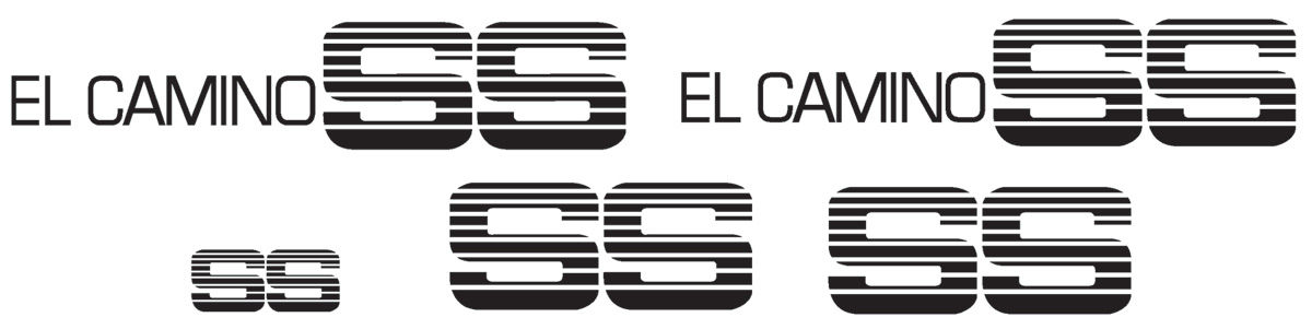 Decal, 78-83 El Camino, Body Stripe Kit, SS, Light Blue, Medium Blue, Dark Blue 1 Decal, 78-83 El Camino, Body Stripe Kit, SS, Light Blue, Medium Blue, Dark Blue