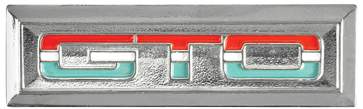 Emblem, Door Panel, 1974 GTO 1 Emblem, Door Panel, 1974 GTO