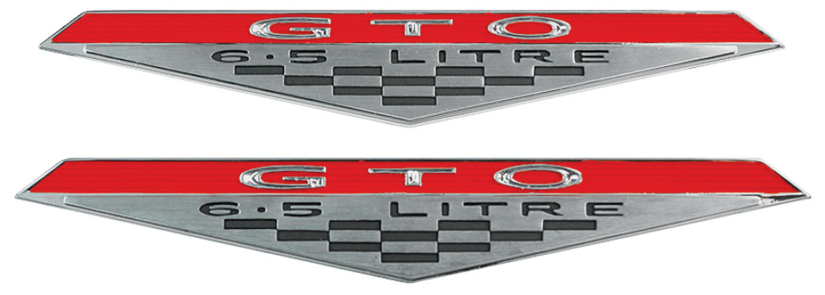 Emblem, Door Panel, 1969-70 GTO, Pair
