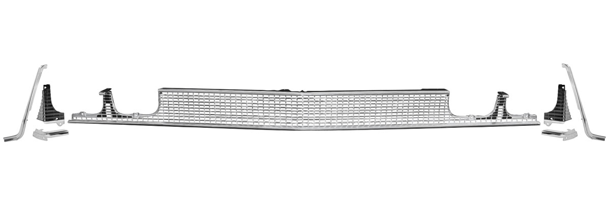 Grille Kit, 1968 Chevelle & El Camino, All 1 Grille Kit, 1968 Chevelle & El Camino, All