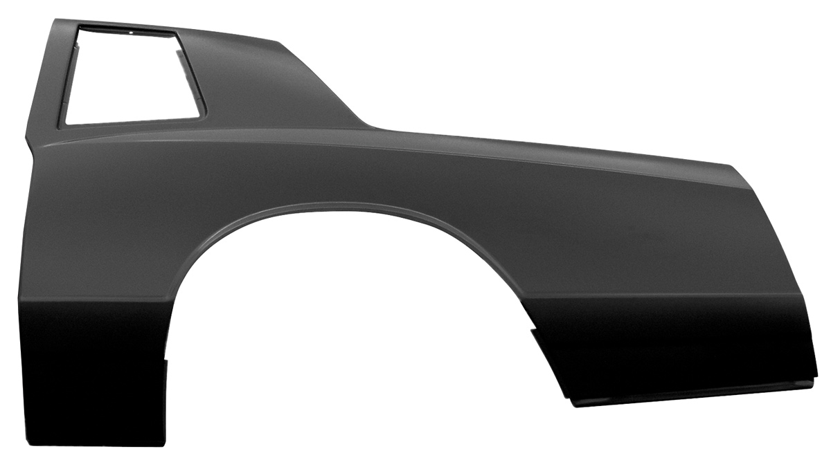 Quarter Panel Skin, 1981-88 Monte Carlo, Full w/o Door Jamb 1 Quarter Panel Skin, 1981-88 Monte Carlo, Full w/o Door Jamb