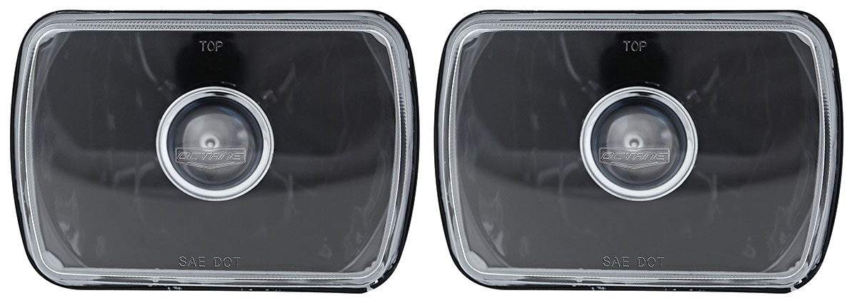 Headlights, Octane Lighting, 7" x 6" Projector, H4 Bulb 1 Headlights, Octane Lighting, 7" x 6" Projector, H4 Bulb