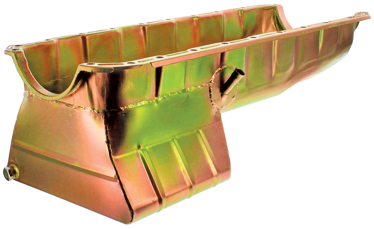 Oil Pan, Milodon, BBC, 396-454 Mk IV, Street & Strip, Extra Low Profile, 6 Qrt. 1 Oil Pan, Milodon, BBC, 396-454 Mk IV, Street & Strip, Extra Low Profile, 6 Qrt.