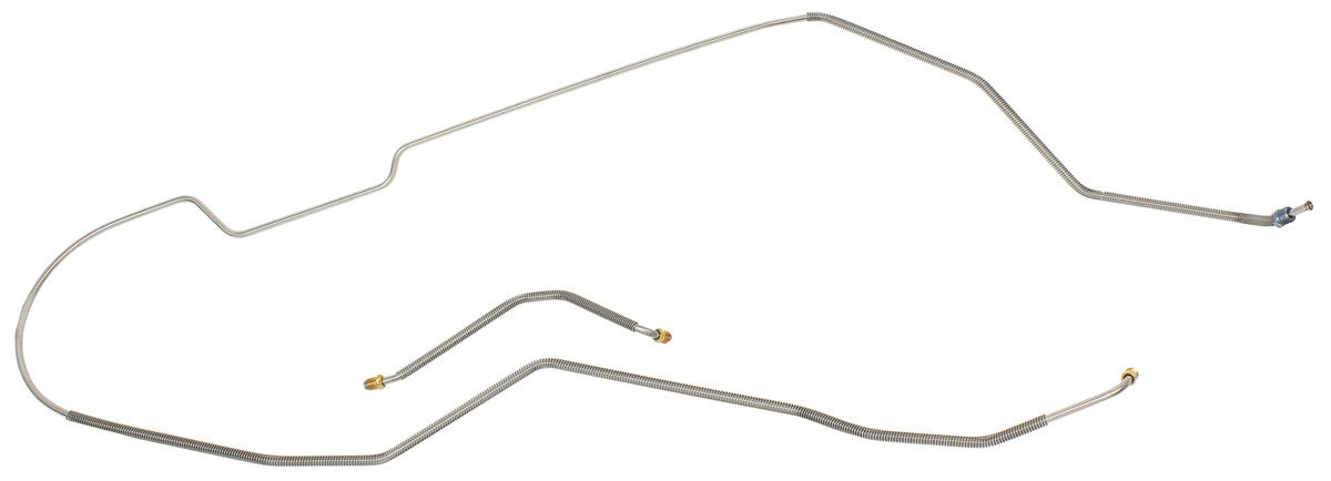 Brake Line, Front/Rear, 1970Monte Carlo, 2-Piece 1 Brake Line, Front/Rear, 1970Monte Carlo, 2-Piece
