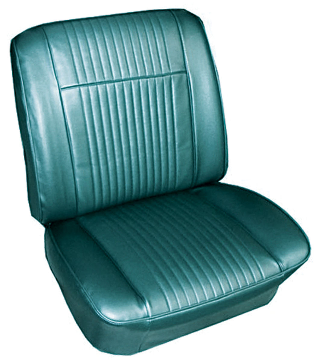 Seat Upholstery Kit, 1965 Grand Prix, Front Buckets/Coupe Rear w/ Armrest 1 Seat Upholstery Kit, 1965 Grand Prix, Front Buckets/Coupe Rear w/ Armrest