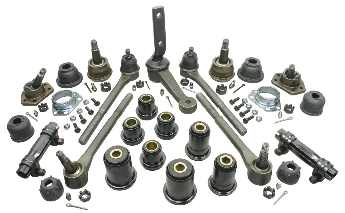Rebuild Kit, Front End, 1966 Pontiac A-Body, OE Style Tie Rods, Poly, Premium 1 Rebuild Kit, Front End, 1966 Pontiac A-Body, OE Style Tie Rods, Poly, Premium