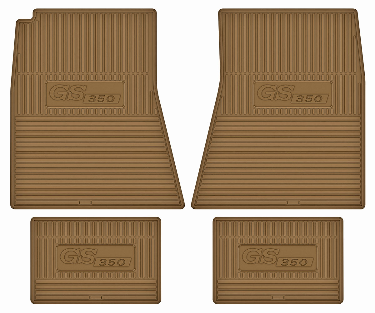 Floor Mats, Rubber, 1968-69 Buick, GS 350 1 Floor Mats, Rubber, 1968-69 Buick, GS 350