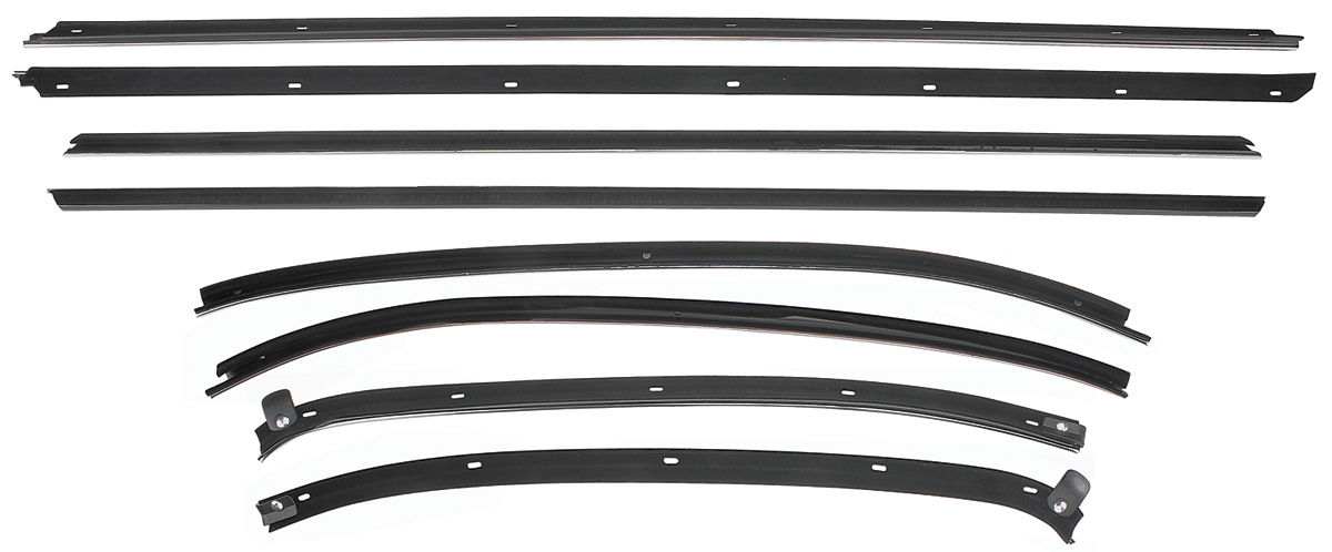 Window Felts, 69 Chevelle, Coupe, 8 piece, Original Round Style 1 Window Felts, 69 Chevelle, Coupe, 8 piece, Original Round Style
