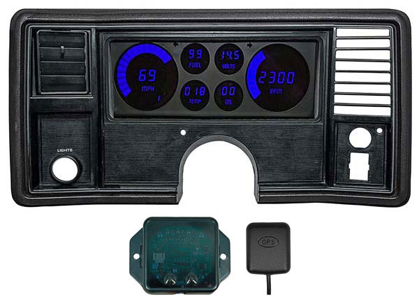 Gauge Conversion, Intellitronix, 1978-88 EC/MC/MAL, Digital LED, w/GPS 1 Gauge Conversion, Intellitronix, 1978-88 EC/MC/MAL, Digital LED, w/GPS