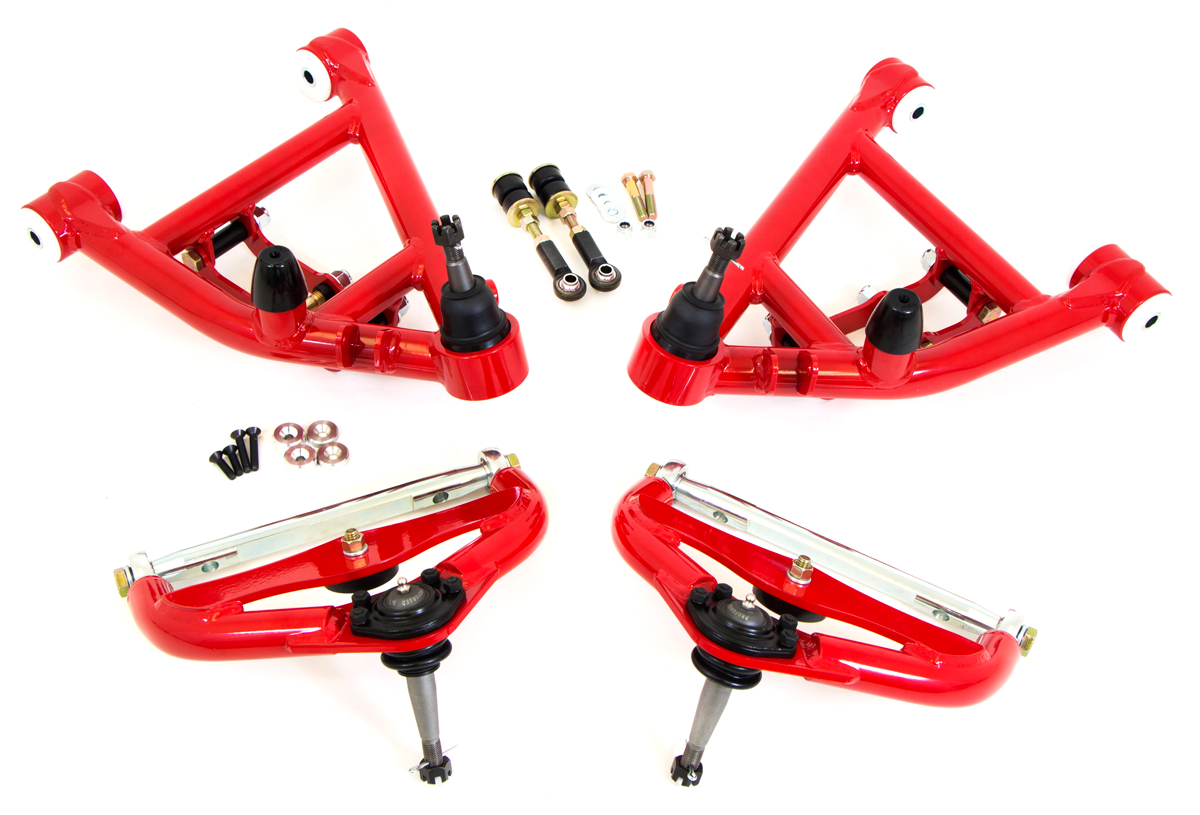 Control Arm Set, UMI Perf. Tubular, 1978-88 G-Body, Delrin Bshngs & Coilover Mnt 1 Control Arm Set, UMI Perf. Tubular, 1978-88 G-Body, Delrin Bshngs & Coilover Mnt