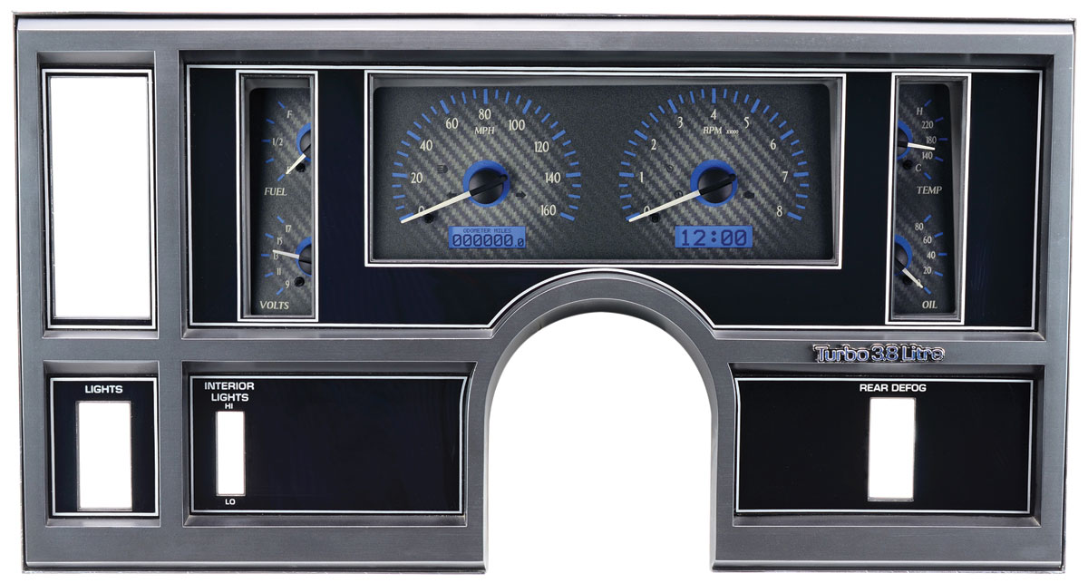 Dash Cluster, VHX, Dakota Digital, 1984-87 Buick Regal/GN/T-Type 1 Dash Cluster, VHX, Dakota Digital, 1984-87 Buick Regal/GN/T-Type