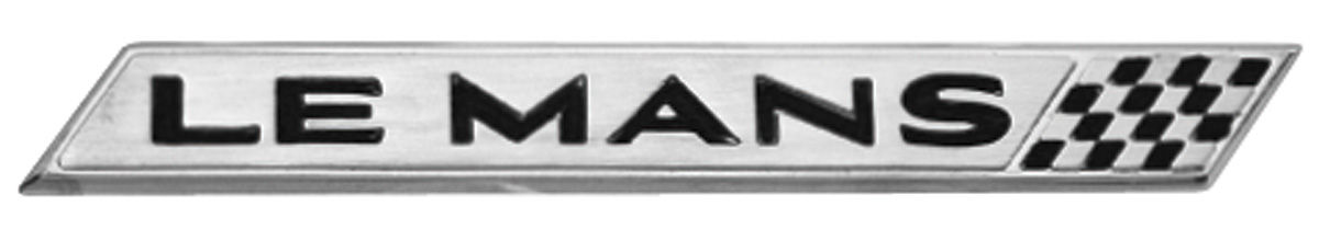 Emblem, Trunk Lid, 1964-65 LeMans 1 Emblem, Trunk Lid, 1964-65 LeMans