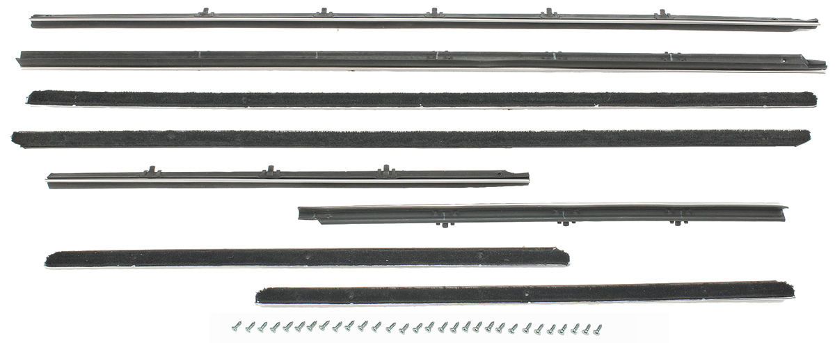 Window Felts, 65 Skylark, Convertible, 8 pieces, Original Style 1 Window Felts, 65 Skylark, Convertible, 8 pieces, Original Style