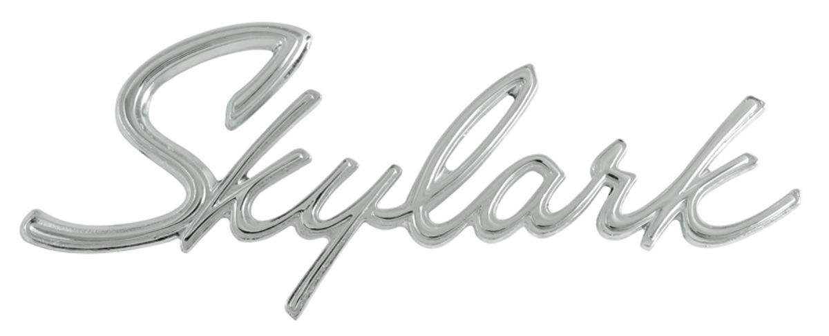Emblem, Quarter Panel/Sail Panel, 1964-66 "Skylark", Round Pins 1 Emblem, Quarter Panel/Sail Panel, 1964-66 "Skylark", Round Pins