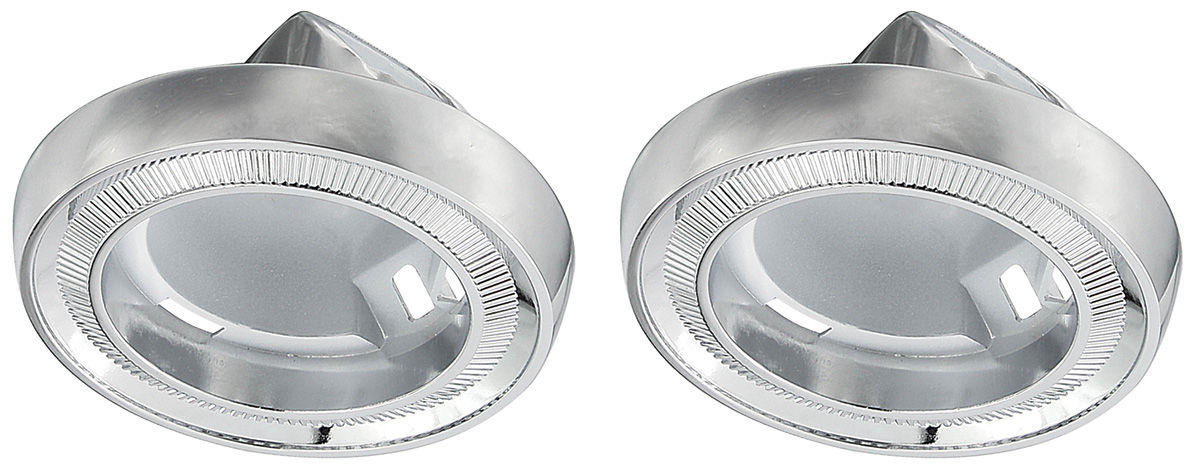 Bezel, Dome/Courtesy Light, 1959-68 Riviera/Cadillac, Pair