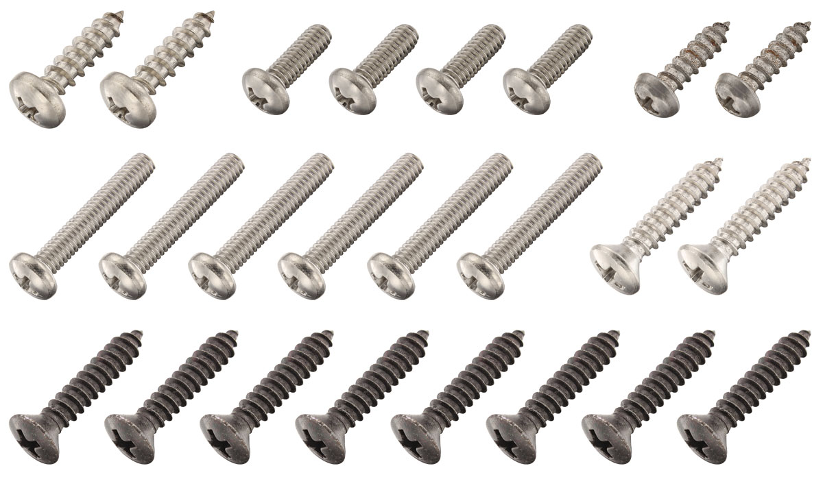 Screw Set, Exterior, 1970 Buick, Wheel Well 1 Screw Set, Exterior, 1970 Buick, Wheel Well