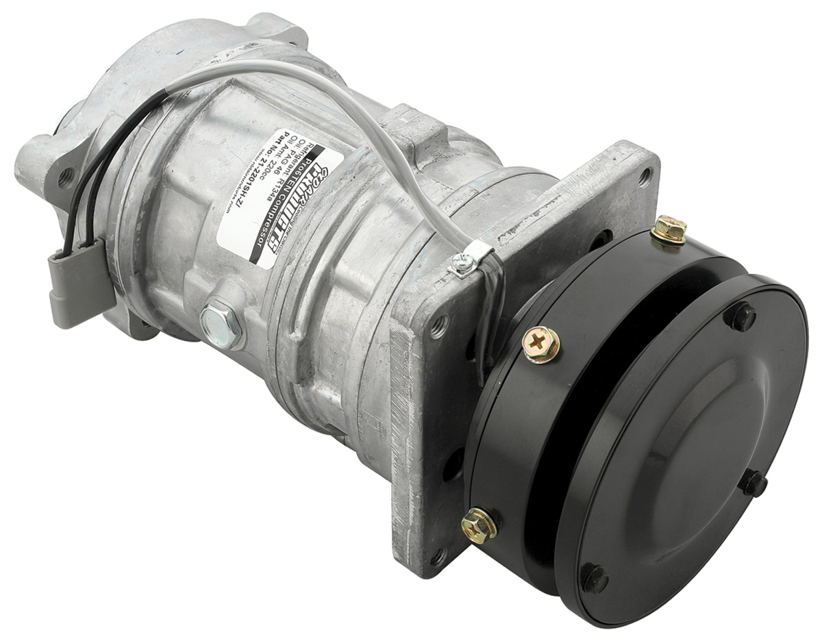 1962-1976 Pro6Ten Air Conditioning AC Compressor, Superheat Switch, Single Groove Pulley