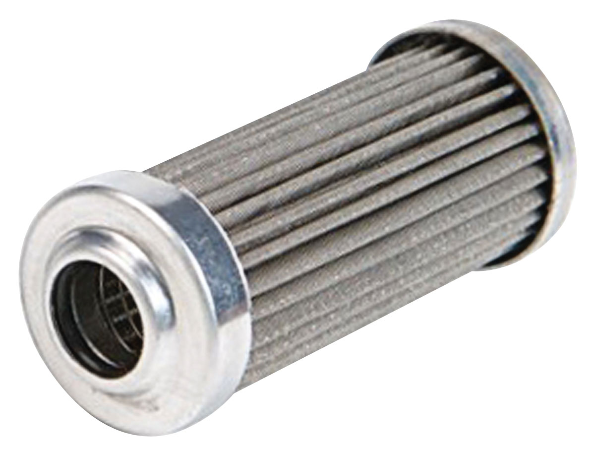 Fuel Filter Element, Inline, Aeromotive, 100 Micron, 3/8npt, 1-1/4" OD