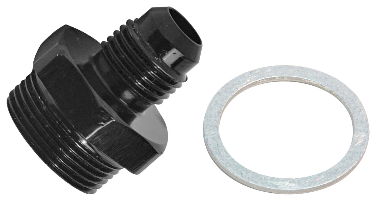 Fitting, Float Bowl, Aeromotive, Holley Carb, AN-06 x 7/8" x 20 thread 1 Fitting, Float Bowl, Aeromotive, Holley Carb, AN-06 x 7/8" x 20 thread